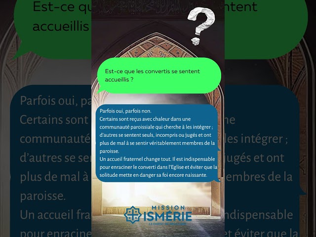 Est-ce que les convertis se sentent accueillis ?