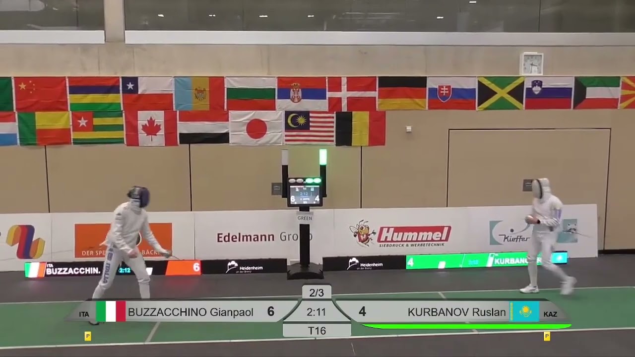 2025 98 SME Coupe du Monde, Heidenheim BUZZACCHINO Gianpaolo vs KURBANOV Ruslan