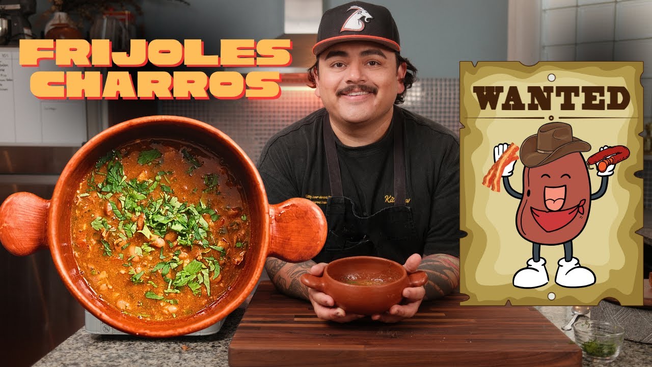 Frijoles Charros: Bacon-Chorizo Cowboy Beans + 5-Min Corn Tortilla