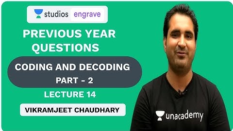 L14: Coding and Decoding Part - 2 | Previous Year Questions - Reasoning | SSC CGL