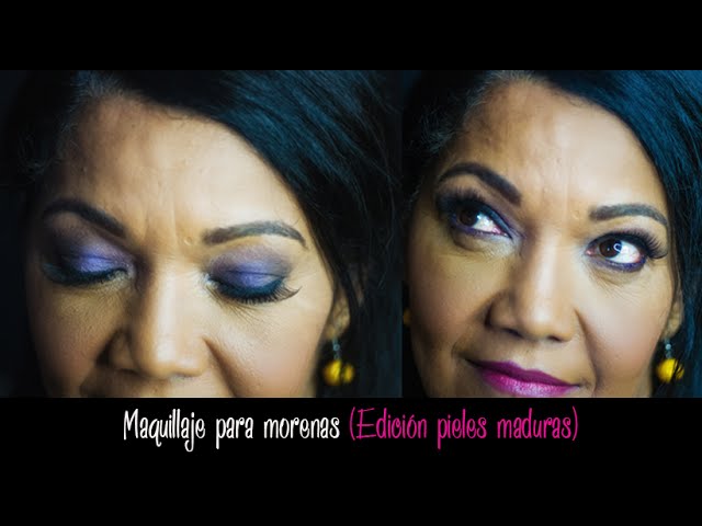 Maquillaje para morenas| kittypinky (Edición pieles maduras) - YouTube