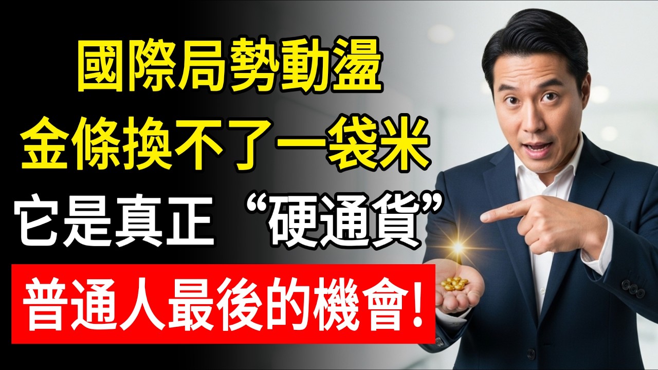 國際局勢動盪，金條換不了一袋米，它是真正“硬通貨”，普通人最後的機會！#生活智慧 #養老生活 #金條