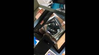 rotating double true mirror infinity mirror
