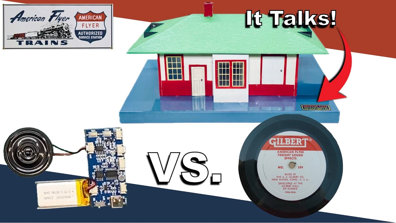 Upgrading a Vintage Toy Train Accessory with Digital Sound & Sugar