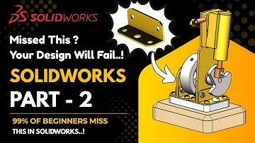 SolidWorks Tutorial for Beginners – Part 2 | 3D Modeling Basics Step-by-Step
