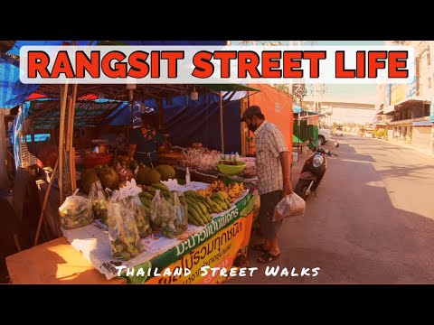 SRT Rangsit Red Line Station & Street Life In Thailand 2021