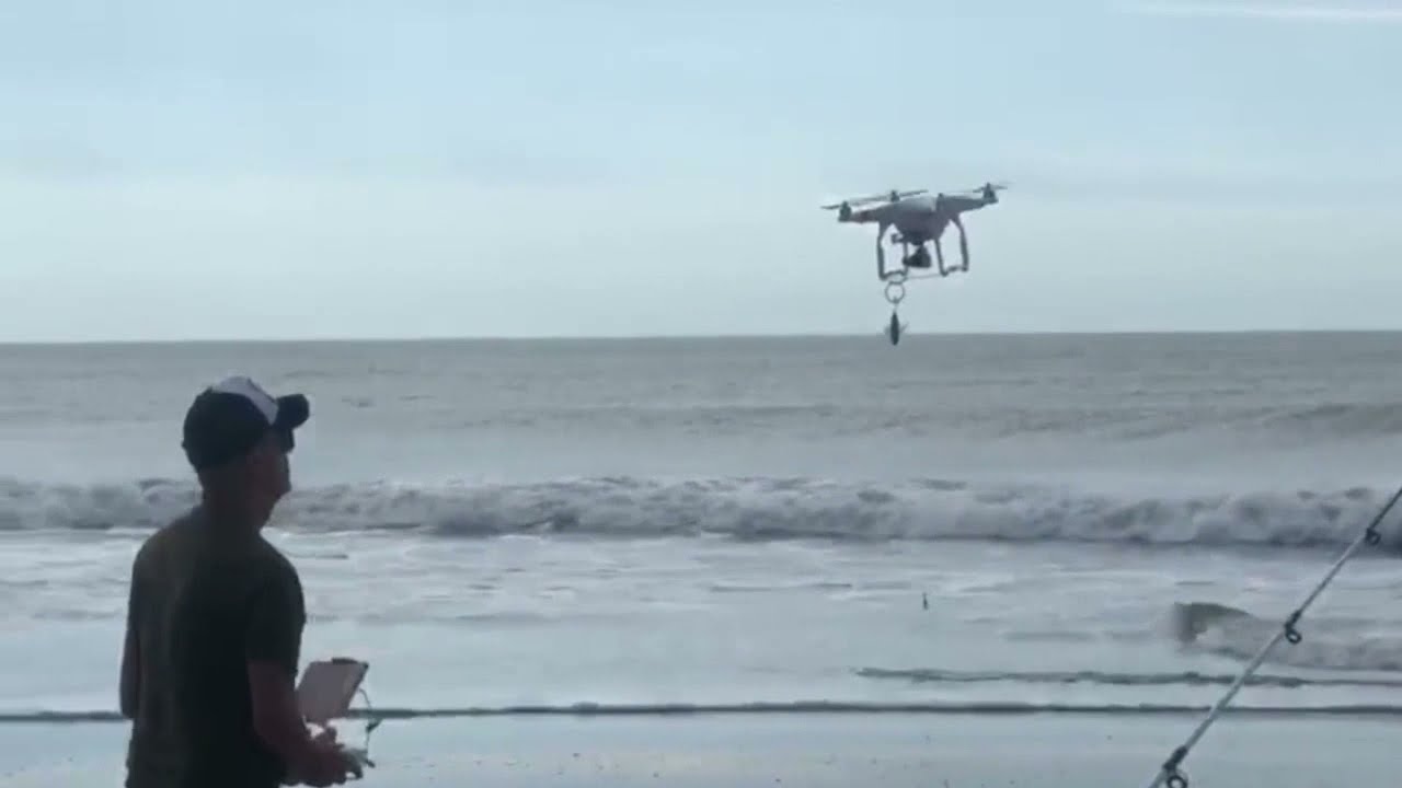 250 metros en 12 segundos // Pesca con Drone