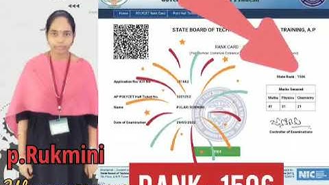 polycet results are out vennela ranks