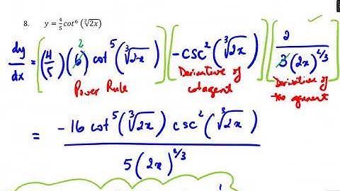 Derivatives of Tangent, Cotangent, Secant and Cosecant _ Video 2 of 2_Calculus-Simple Approach!