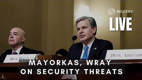 LIVE: DHS Secretary Alejandro Mayorkas, FBI Direct...