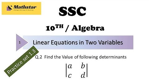 Linear equation in two variables / Practice set 1.3 / Q.2 / 1,3