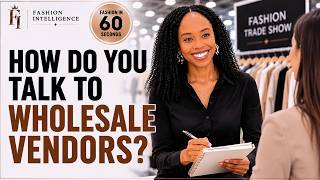How Do You Talk To Wholesale Vendors at Fashion Trade Shows? | Fashion in 60