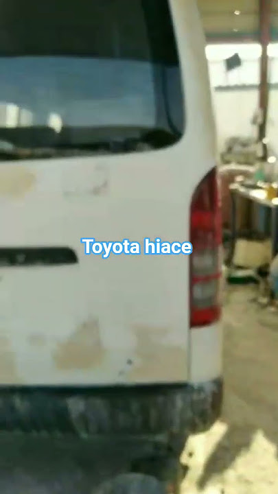 After Body f. application and sanding #toyota #hiace #2012model #colorcode.0402k #automotive #paints