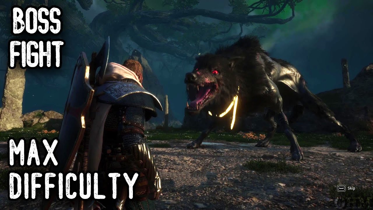 Assassin S Creed Valhalla Fenrir Boss Fight On Max Difficulty