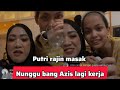 Putri isnari bersama mertua umi maulida di dapur lagi makan sore