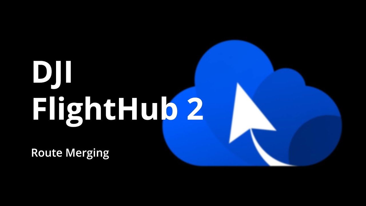 Two Routes Merging DJI FlightHub 2 Route Merging - YouTube