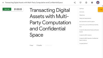 Transacting Digital Assets with Multi Party Computation and Confidential Space GSP1128