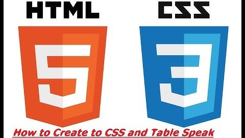 How to Create to CSS and Table Speak Khmer Part 2