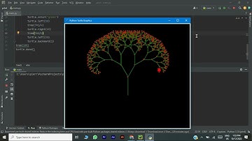 drawing with #python  - tree