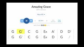 Amazing Grace back up rhythm screenshot 1