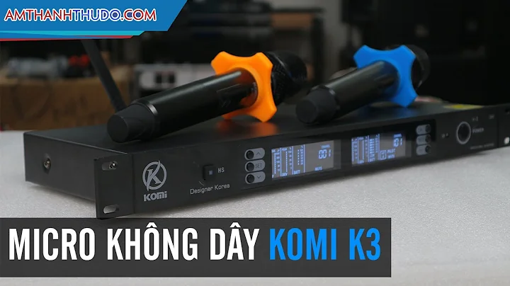 Micro không dây karaoke gia đình giá rẻ Komi K3 | LẠC VIỆT AUDIO | 0989 68 2236
