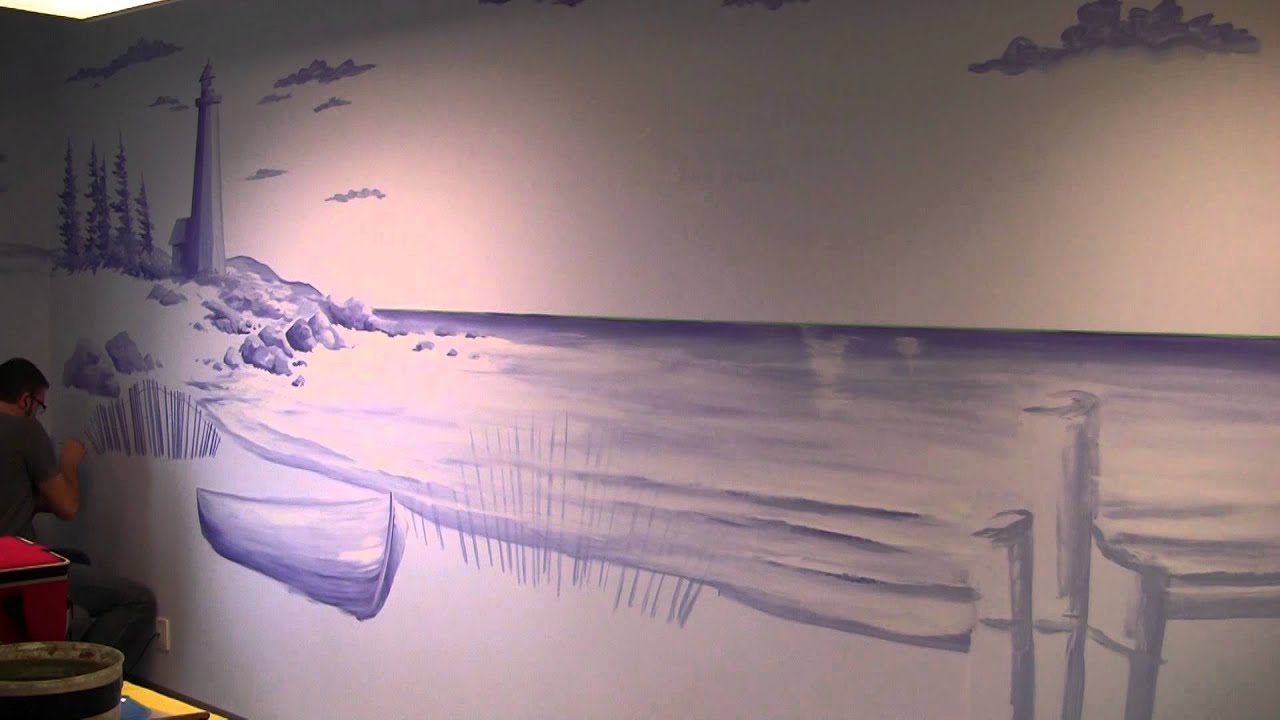Time Lapse Painting (YWCA mural) - YouTube