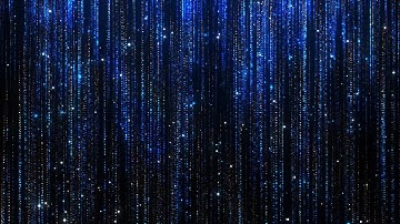 Falling Glitter Particles Motion Graphics