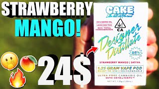 I FINALLY FOUND THE 1.25 GRAM CAKES... | CAKE STRAWBERRY MANGO DESIGNER DISTILLATE!