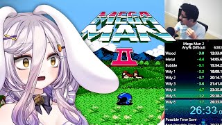Henya Reacts to Megaman 2 Speedrun