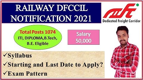 #RAILWAY #DFCCIL RECRUITMENT 2021 II FOR CIVIL,MECHANICAL,ELECTRICIAL, AND OTHER GRADUATION II