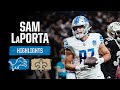 Sam LaPorta had a BIG time performance | Lions at Saints Highlights