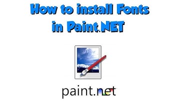 How to install Fonts for Paint.NET (EASY)