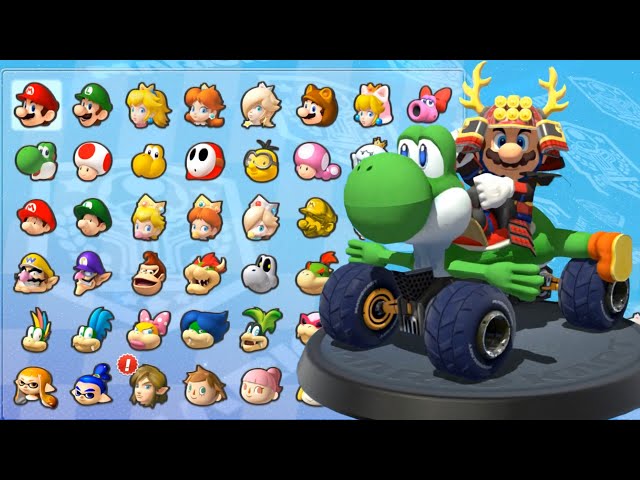 マリオカート8デラックス】マリオ サムライ ドライブ ヨッシー
