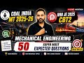 Coal India MT/RRB JE CBT2 Mechanical Engineering Most Important Questions #5 | By Rahul Sir