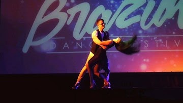 Brazuka 2018. Dmitriy and Gulnara. Zouk show (Give In to Me)