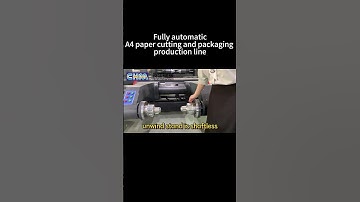 CHM-A4-4/5 Automatic A4 paper cutting cutting and packaging production line#A4cutsizecuttingmachine