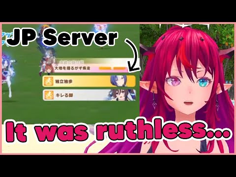 IRyS playing PVP in Umamusume JP server only to get slaughtered by other players' uma