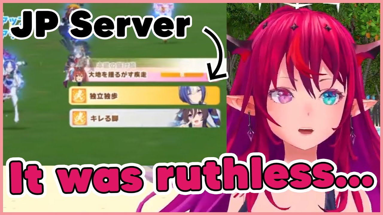 IRyS playing PVP in Umamusume JP server only to get slaughtered by other players' uma