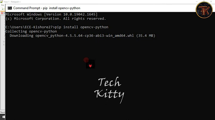 [SOLVED] Python ImportError: No Module Named cv2 | OpenCV2 Error | DLL Load Failed | Tech Kitty 💻