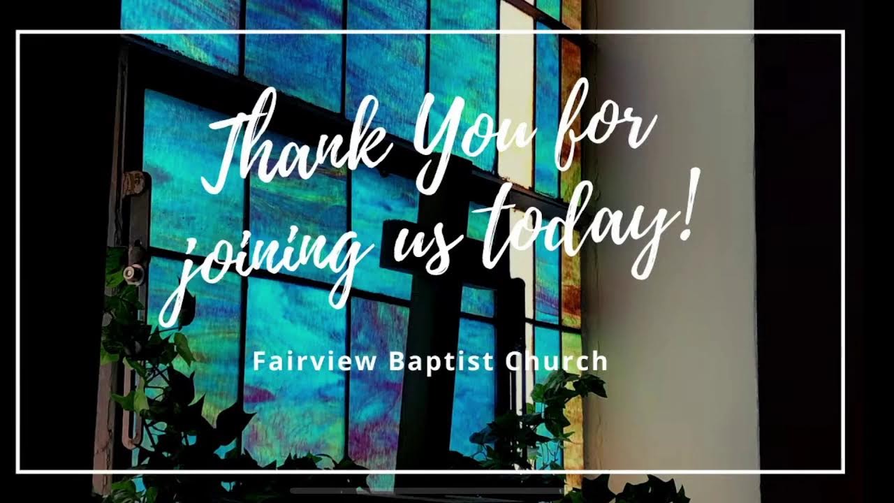 FBC MORNING SERVICE 1/11/2026