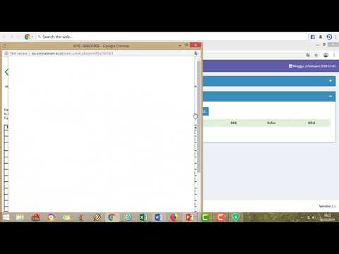 video tutorial pengisian KRS SIAM