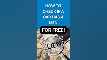 How to check if a car has a lien for free! #vehiclehistory #cartips #shorts