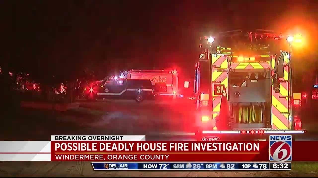 Possible deadly house fire investigation - YouTube