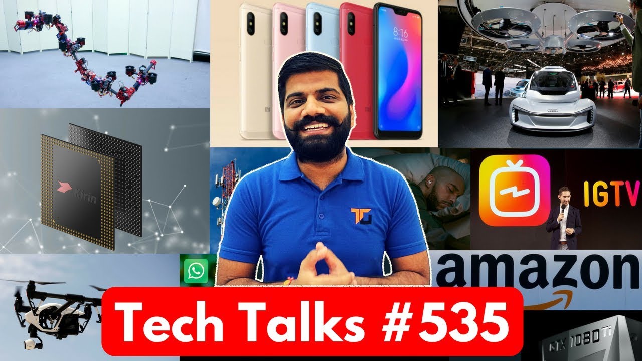 Tech Talks #535 - WiFi Calling India, IGTV, Redmi 6 Pro, Sony XZ3, Flying Dragon, Whatsapp Calls hindi news channel live