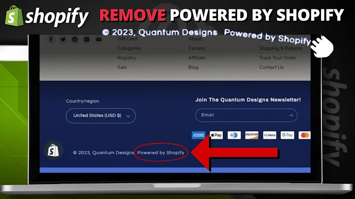 Remove 'Powered By Shopify' Easily