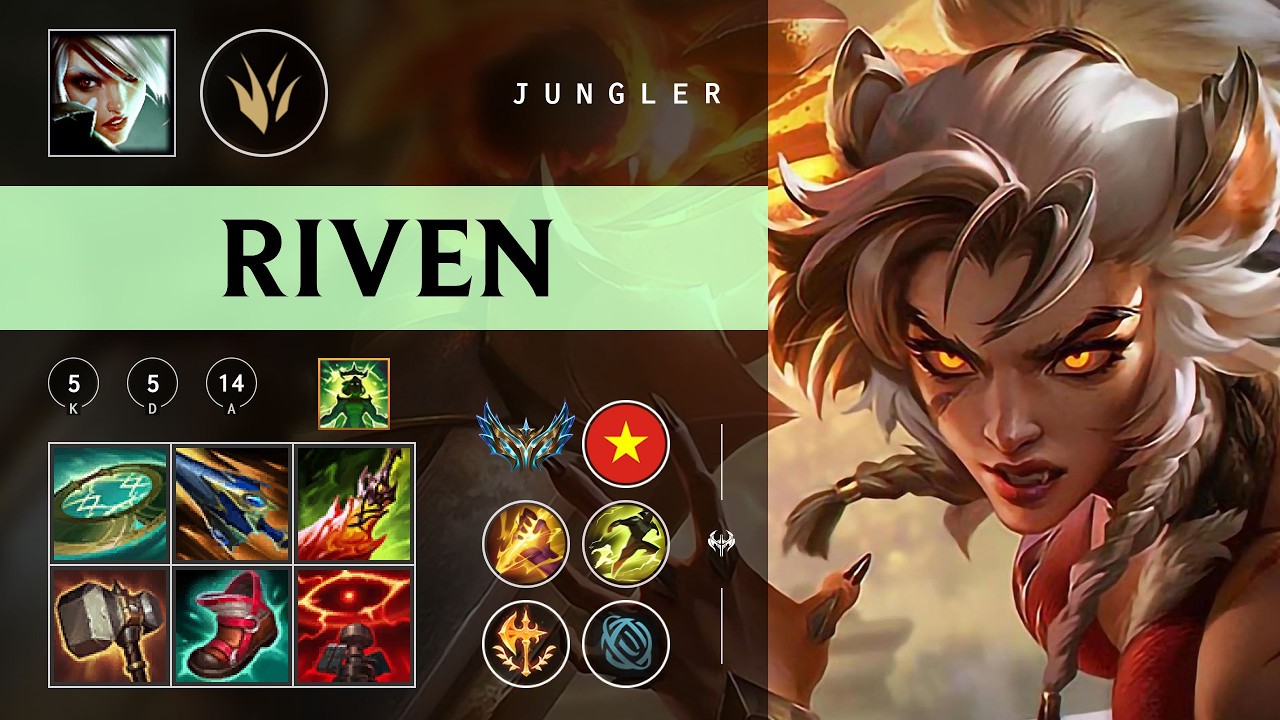 Riven Jungle vs Karthus - VN Challenger Patch 26.03
