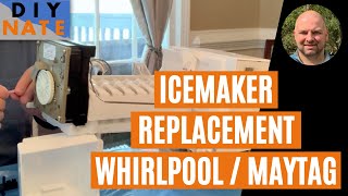 How to Replace Your Icemaker (Maytag / Whirlpool W10882923 Replacement): Full Steps!  by DIYNate