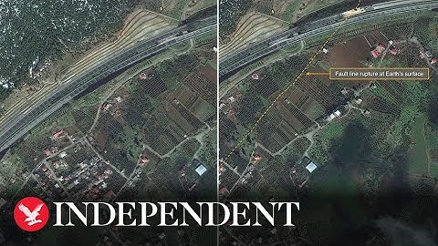 Satellite images show fault line and damages in Turkey’s earthquake aftermath
