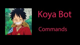 (HINDI) Koya Bot Special Commands