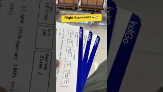 first Flight Experience in India 🇮🇳✈️ | #flight #experience #india #travel #shorts